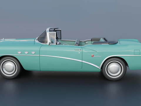 Buick Century Convertible 1954 3D Print Model