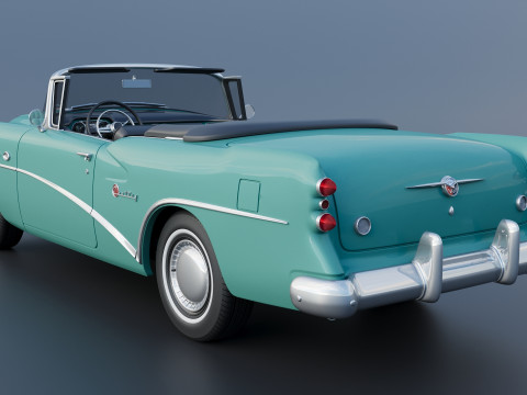 Buick Century Convertible 1954 3D Принт Модель