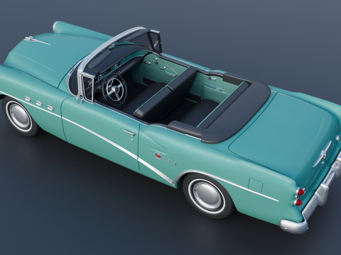 Buick Century Convertible 1954 3D Принт Модель