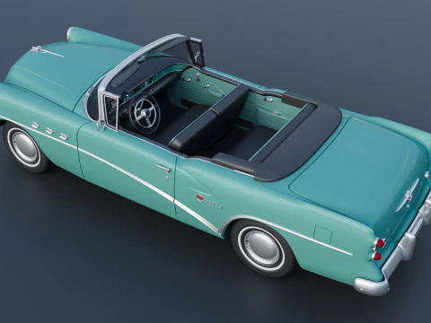 Buick Century Convertible 1954 3D Print Model