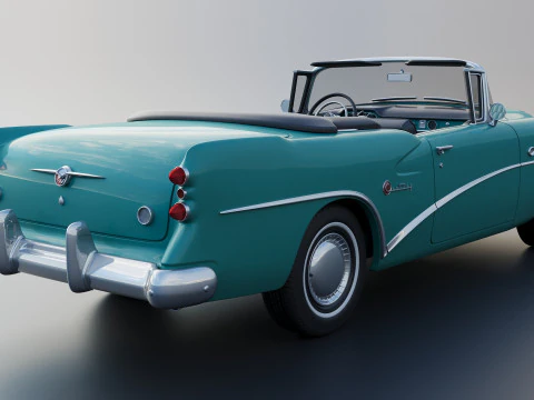 Buick Century Convertible 1954 3D Print Model