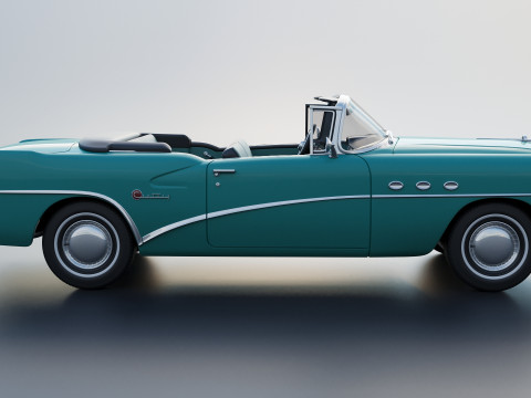 Buick Century Convertible 1954 3D Принт Модель