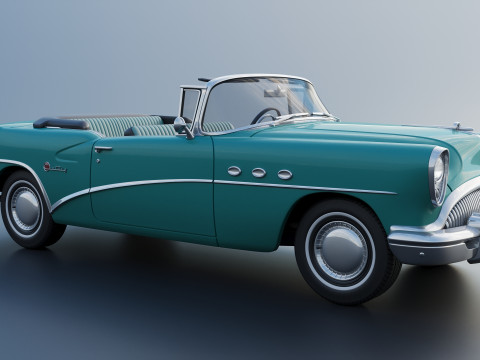 Buick Century Convertible 1954 3D Принт Модель