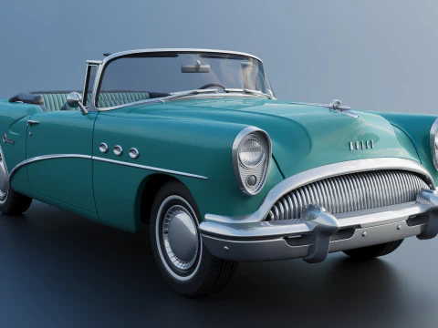 Buick Century Convertible 1954 3D Print Model