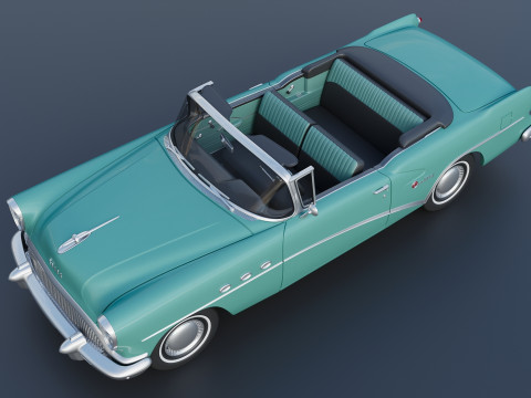Buick Century Convertible 1954 3D Принт Модель