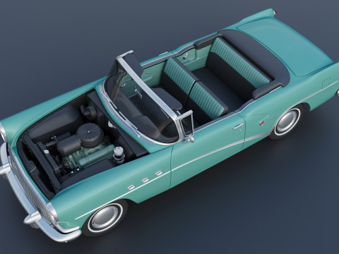 Buick Century Convertible 1954 3D Принт Модель