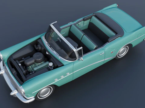 Buick Century Convertible 1954 3D Print Model