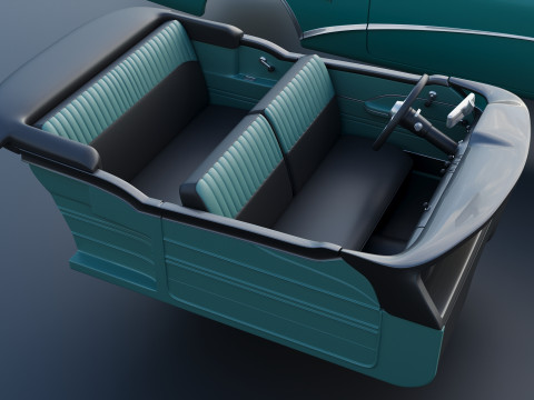 Buick Century Convertible 1954 3D Принт Модель