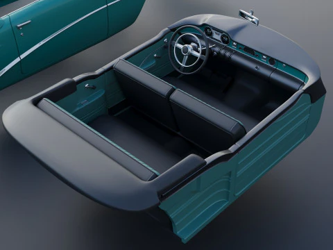 Buick Century Convertible 1954 3D Print Model