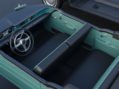 Buick Century Convertible 1954 3D Принт Модель