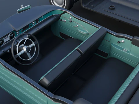 Buick Century Convertible 1954 3D Print Model