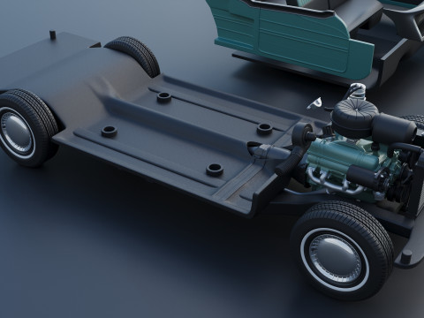 Buick Century Convertible 1954 3D Принт Модель