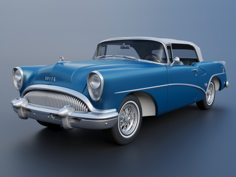 Buick Skylark 1954 3D Print Model