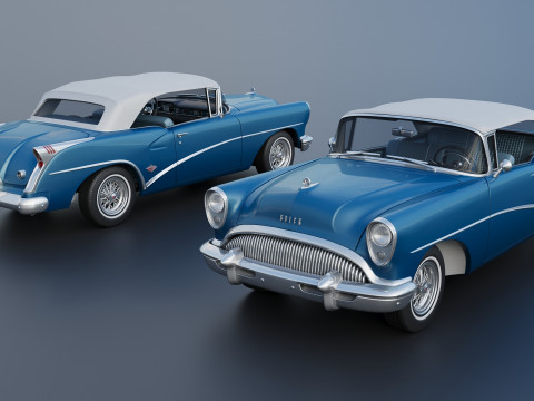 Buick Skylark 1954 3D 打印模型
