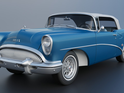 Buick Skylark 1954 3D 打印模型