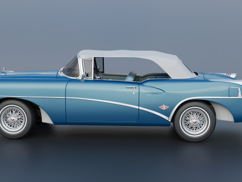 Buick Skylark 1954 3D 打印模型