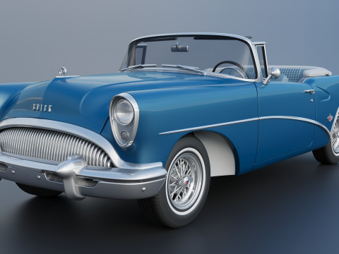 Buick Skylark 1954 3D 打印模型