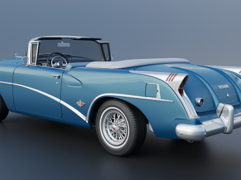 Buick Skylark 1954 3D 打印模型