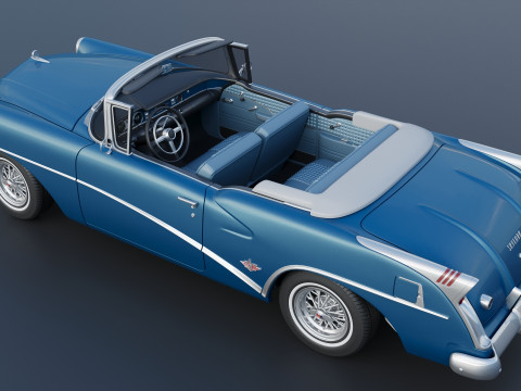Buick Skylark 1954 3D 打印模型
