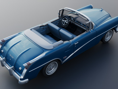 Buick Skylark 1954 3D 打印模型