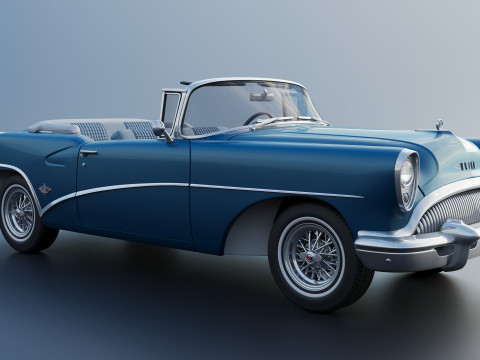 Buick Skylark 1954 3D 打印模型
