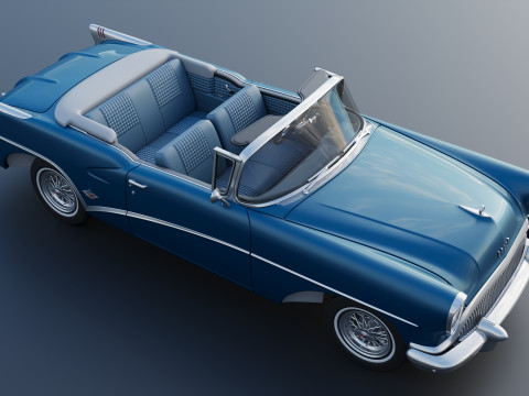 Buick Skylark 1954 3D 打印模型