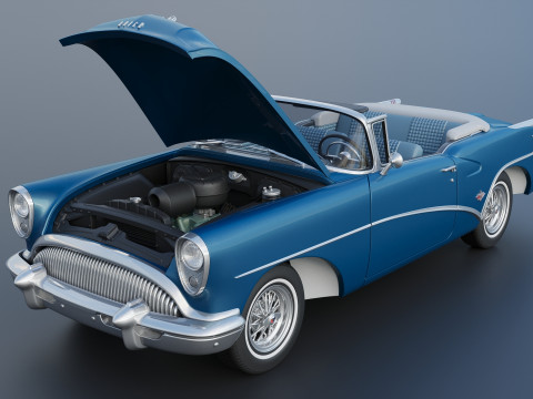 Buick Skylark 1954 3D 打印模型