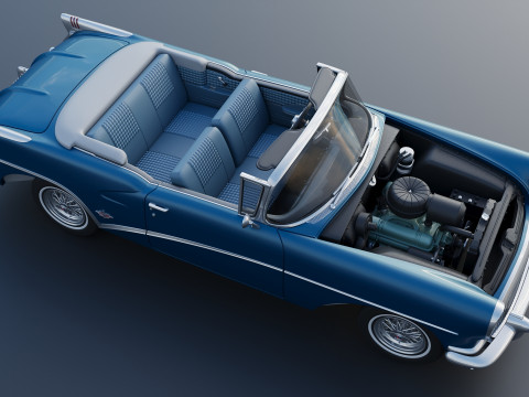 Buick Skylark 1954 3D 打印模型