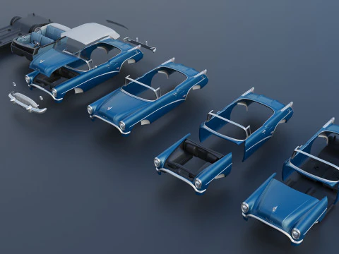 Buick Skylark 1954 3D Print Model