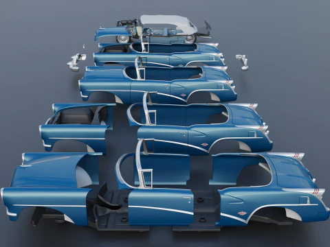 Buick Skylark 1954 3D Print Model