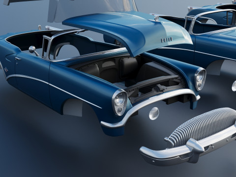 Buick Skylark 1954 3D 打印模型