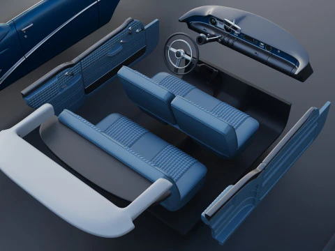 Buick Skylark 1954 3D Print Model