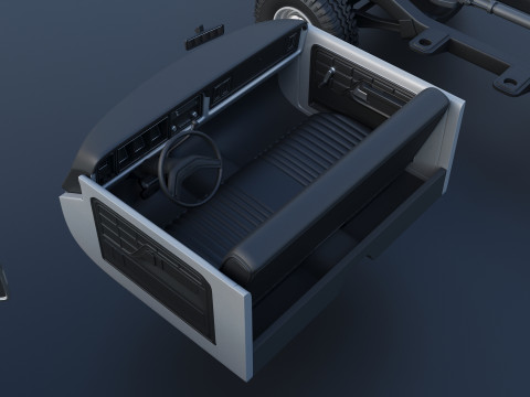 F-350 Super Camper Special 1976 3D Print Model