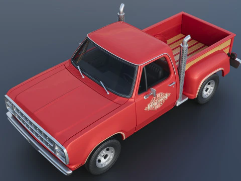 Dodge Lil Red Express Truck 3D Print Model