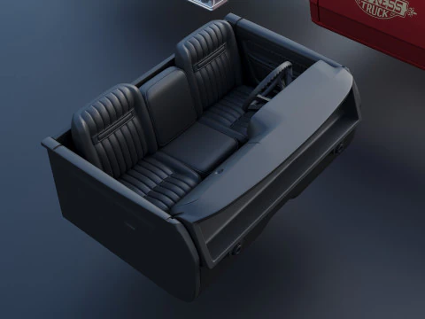 Dodge Lil Red Express Truck 3D Print Model