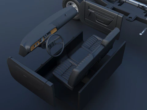 Dodge Lil Red Express Truck 3D Print Model