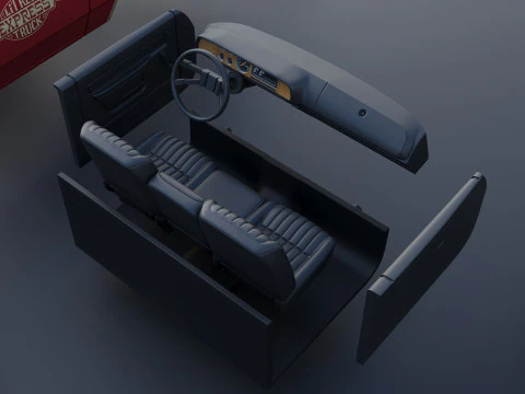 Dodge Lil Red Express Truck 3D Print Model