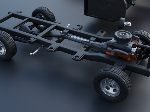 Dodge Lil Red Express Truck 3D प्रिंट मॉडल