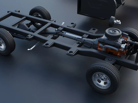 Dodge Lil Red Express Truck 3D Print Model