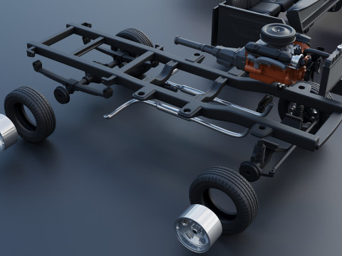 Dodge Lil Red Express Truck 3D प्रिंट मॉडल