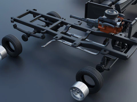 Dodge Lil Red Express Truck 3D Print Model