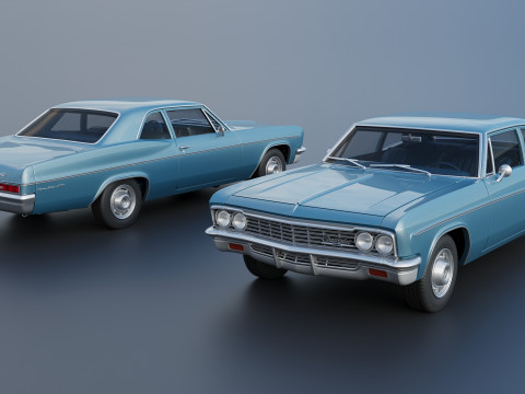 Chevrolet Bel Air 1966 3D Принт Модель