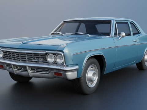 Chevrolet Bel Air 1966 3D Принт Модель