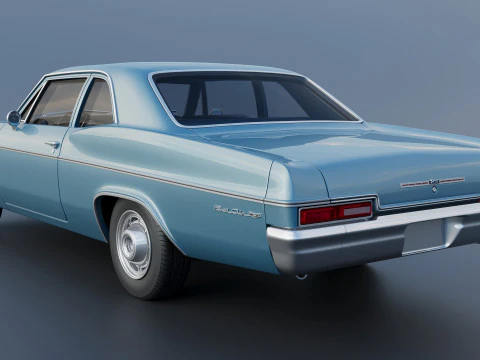 Chevrolet Bel Air 1966 3D Print Model