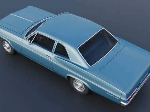 Chevrolet Bel Air 1966 3D Print Model