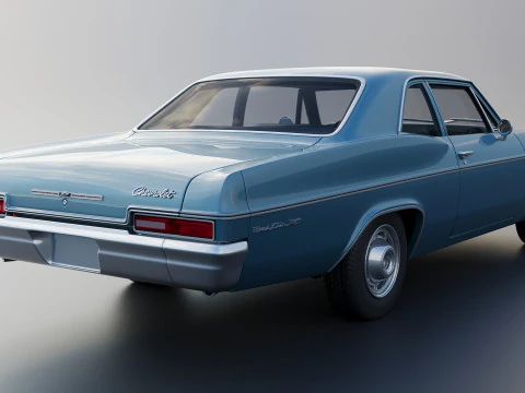 Chevrolet Bel Air 1966 3D Print Model