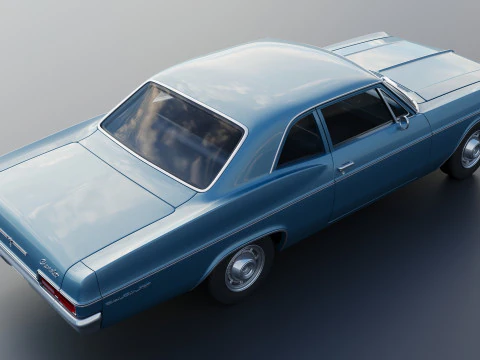 Chevrolet Bel Air 1966 3D Print Model