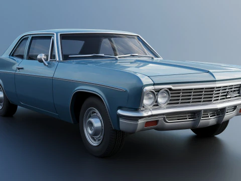 Chevrolet Bel Air 1966 3D Print Model