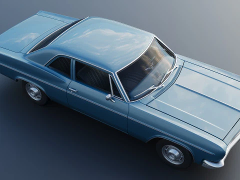 Chevrolet Bel Air 1966 3D Print Model