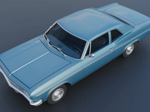 Chevrolet Bel Air 1966 3D Print Model